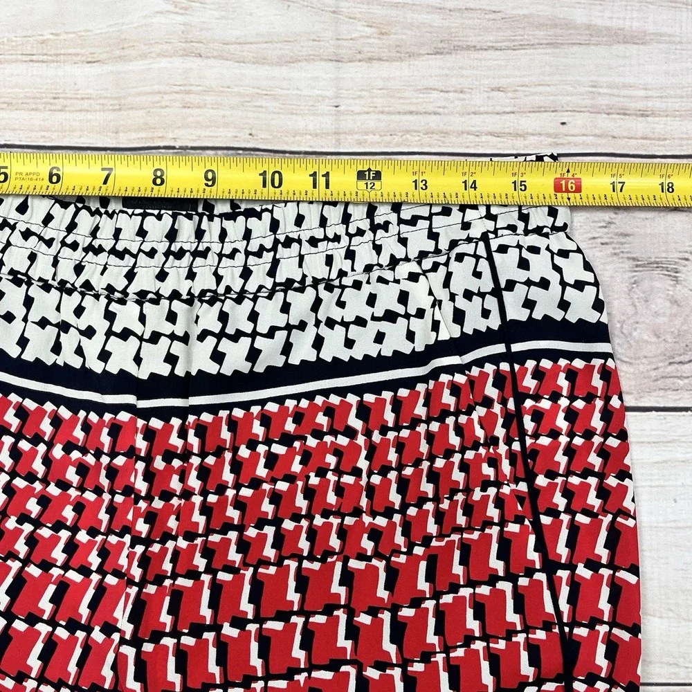 New $398 J.Crew Collection 100% Silk Pull-On Ankle Pants Slim Fit‎ Size 8